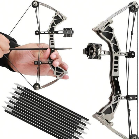 9.5" Compound Bow and Arrows Set